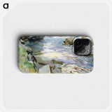 Stream and Rocks - John Singer Sargent Phone Case.