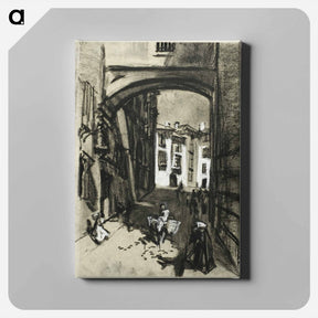 アートパネル-Toledo, Street of the Arch
 - ジョセフ ペネル Canvas.