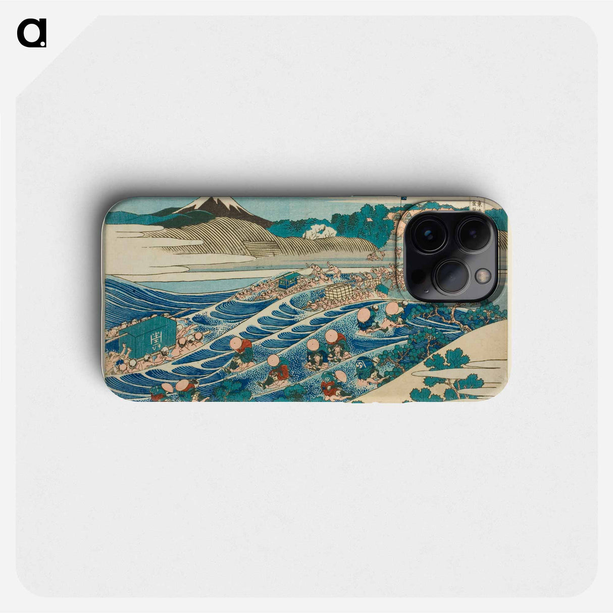 Hokusai's Fuji Seen from Kanaya on the Tōkaidō - Katsushika Hokusai Phone Case.