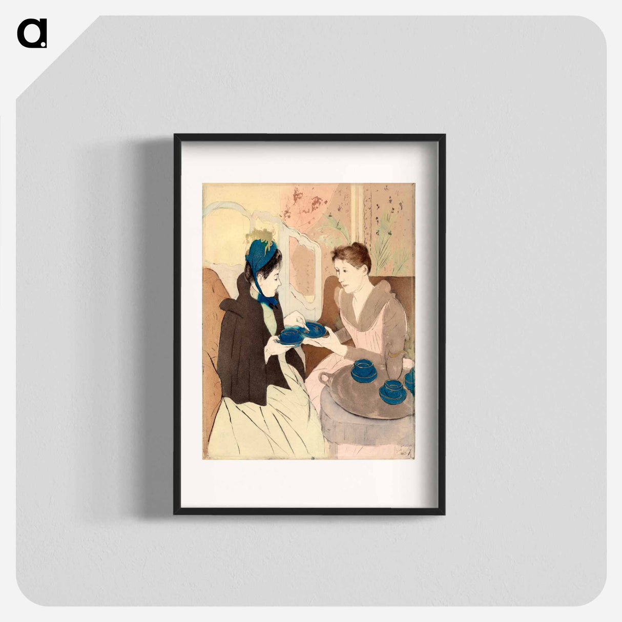 Afternoon Tea Party - メアリー カサット Poster.