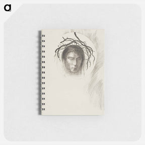 アートメモ帳-Day Appears at Last,...and in the Very Disk of the Sun Shines the Face of Jesus Christ - オディロン ルドン Memo.