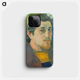 Self-Portrait Dedicated to Carrière - Paul Gauguin Phone Case.