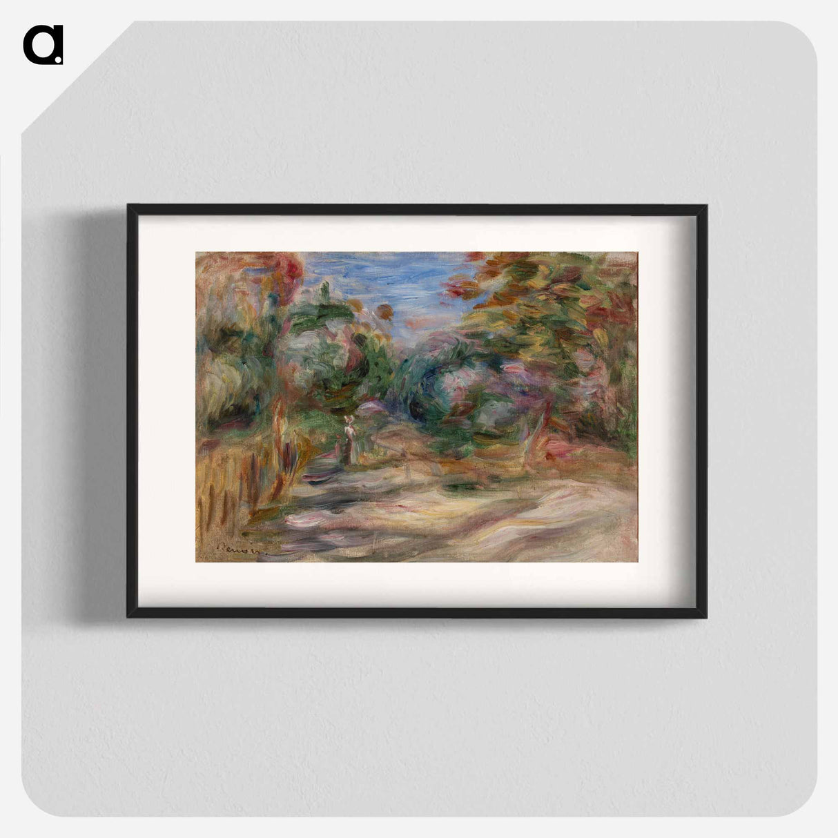 Landscape - Pierre Auguste Renoir Poster.