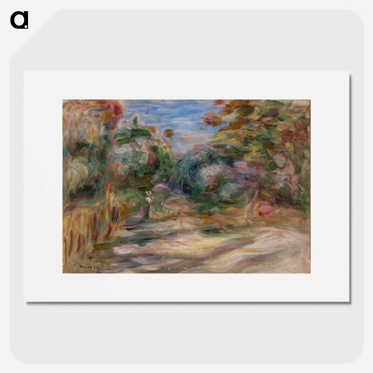 Landscape - Pierre Auguste Renoir Poster.