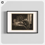 Abraham Francen, Art Dealer - Rembrandt van Rijn Poster.