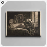 Abraham Francen, Art Dealer - Rembrandt van Rijn Canvas.