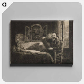 アートパネル-Abraham Francen, Art Dealer - レンブラント ファン レイン Canvas.