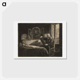 アートポストカード-Abraham Francen, Art Dealer - レンブラント ファン レイン Postcard.