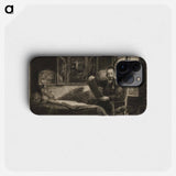 薬種商アブラハム・フランセン - レンブラント ファン レイン Phone Case.