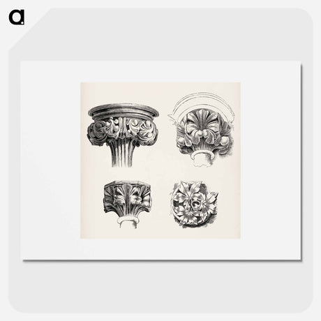 アートポスター-Column Capital Detail, after Owen Jones
 - 装飾の文法 Poster.