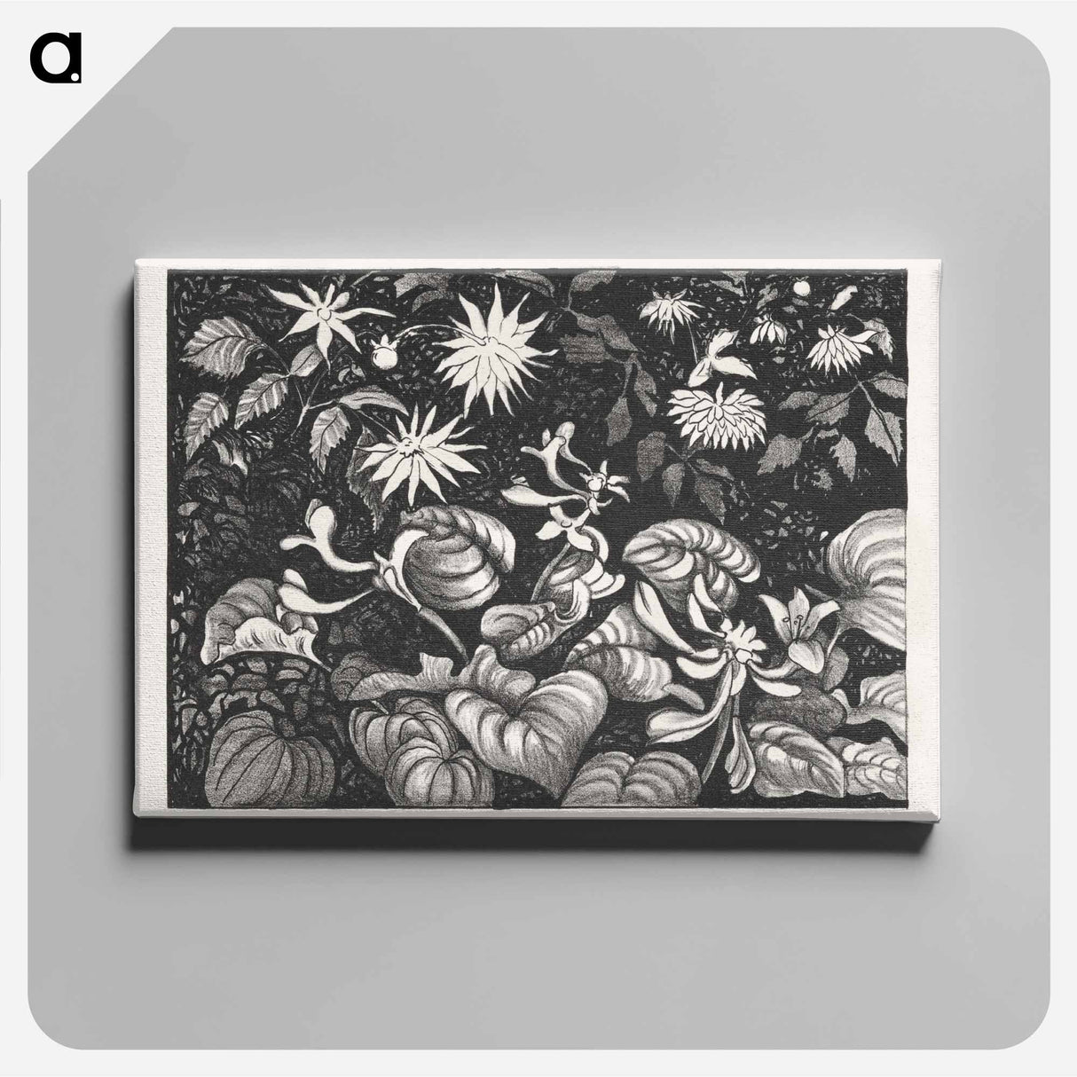 Wild plants and flowers - Theo van Hoytema Canvas.