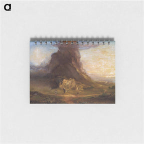 アートメモ帳-Study for Two Youths Enter Upon a Pilgrimage - トーマス コール Memo.