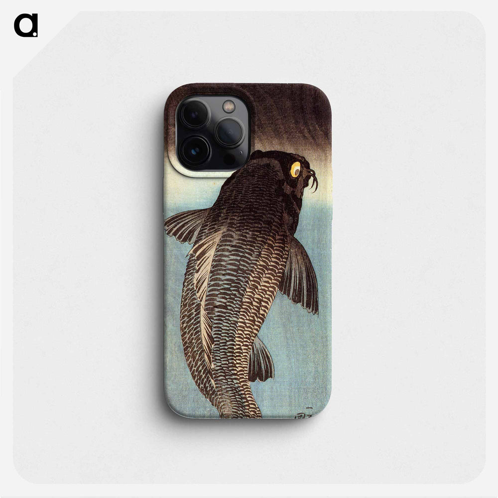 Black carp 1 - 歌川 国芳 Phone Case.
