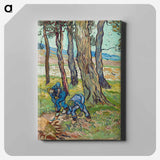 The Diggers - Vincent van Gogh Canvas.