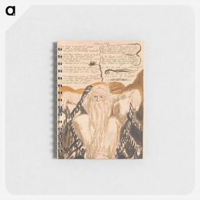 アートメモ帳-The First Book of Urizen, Plate 25 - ウィリアム ブレイク Memo.