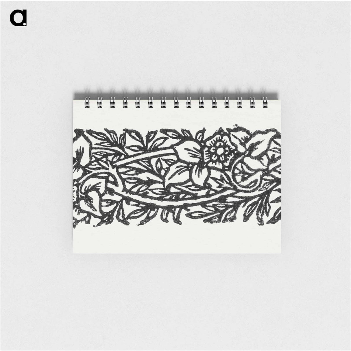 Love is Enough–Narrow Band of Ornament with Flowers and Foliage - ウィリアム モリス Memo.