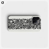 Love is Enough–Narrow Band of Ornament with Flowers and Foliage - ウィリアム モリス Phone Case.