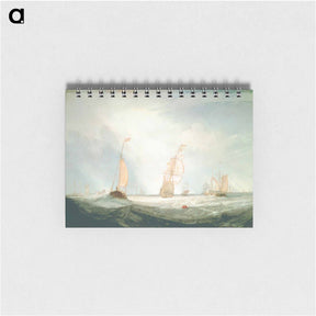 アートメモ帳-Helvoetsluys Ships Going out to Sea - ウィリアム ターナー Memo.