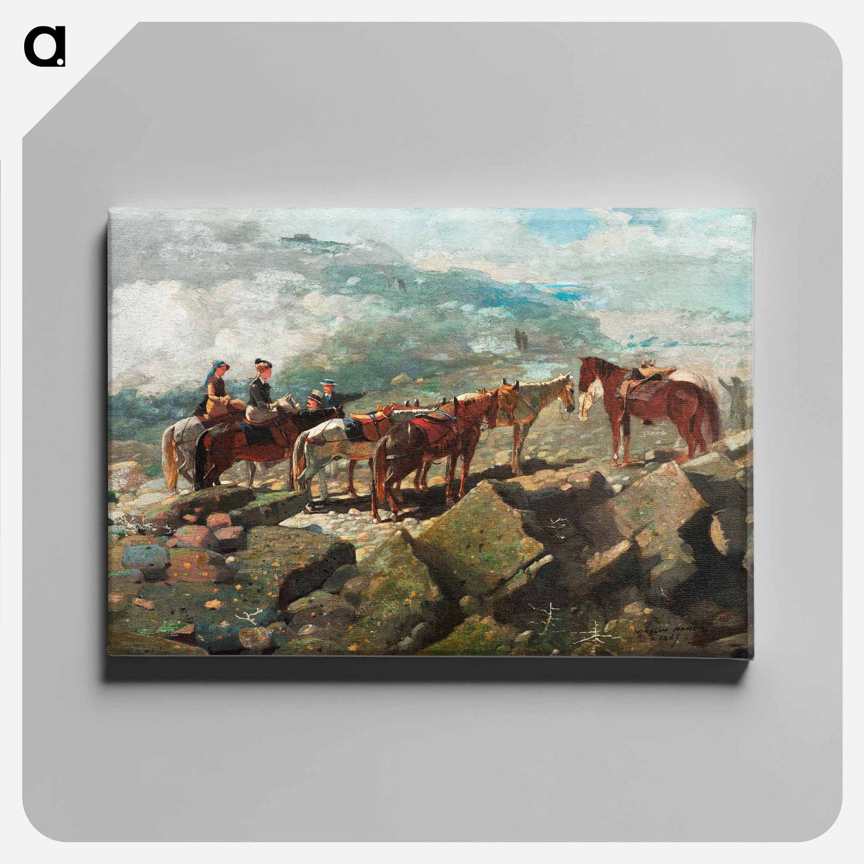 Mount Washington - Winslow Homer Canvas.