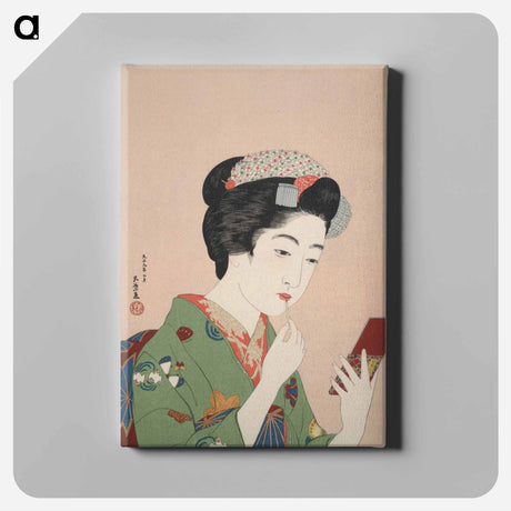 アートパネル-Woman Applying Rouge
 - イェール大学アートギャラリー Canvas.
