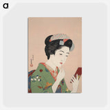 アートポストカード-Woman Applying Rouge
 - イェール大学アートギャラリー Postcard.