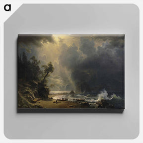 アートパネル-Puget Sound on the Pacific Coast - アルバート ビアスタット Canvas.
