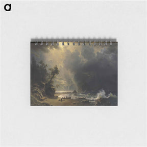 アートメモ帳-Puget Sound on the Pacific Coast - アルバート ビアスタット Memo.