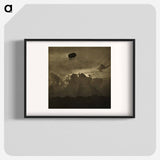 A Dirigible - アルフレッド スティーグリッツ Poster.