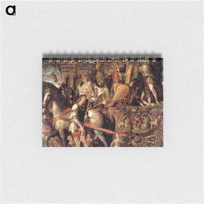アートメモ帳-Julius Caesar on a triumphal car - アンドレア マンテーニャ Memo.