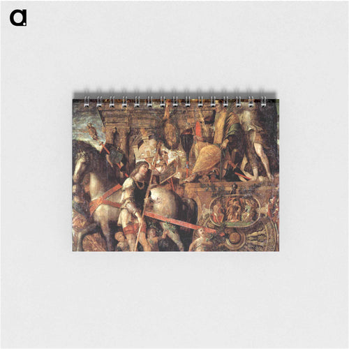 Julius Caesar on a triumphal car - アンドレア マンテーニャ Memo.