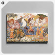アートパネル-Two Figures on a Mule
 - バーンズ・コレクション Canvas.