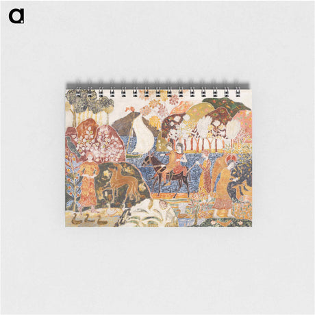 アートメモ帳-Two Figures on a Mule
 - バーンズ・コレクション Memo.
