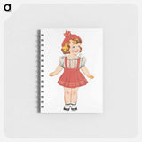 アートメモ帳-Betty Paper Doll
 - ボストン公共図書館 Memo.