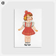 アートポストカード-Betty Paper Doll
 - ボストン公共図書館 Postcard.
