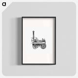 アートポスター-Portable Steam Engines
 - 大英図書館 Poster.