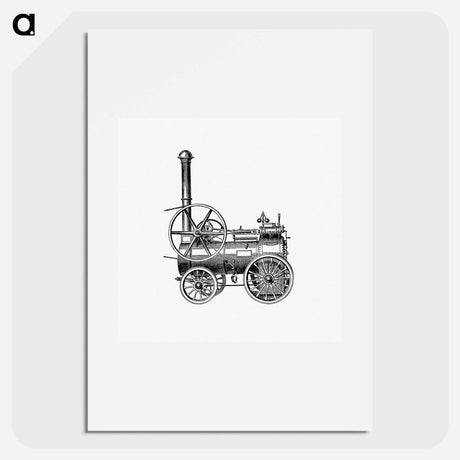 アートポスター-Portable Steam Engines
 - 大英図書館 Poster.