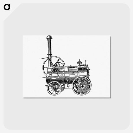 アートポストカード-Portable Steam Engines
 - 大英図書館 Postcard.