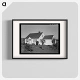 Home on Longview homestead project - Dorothea Lange Poster.