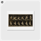アートポストカード-Child Lifting a Doll
 - エドワード マイブリッジ Postcard.