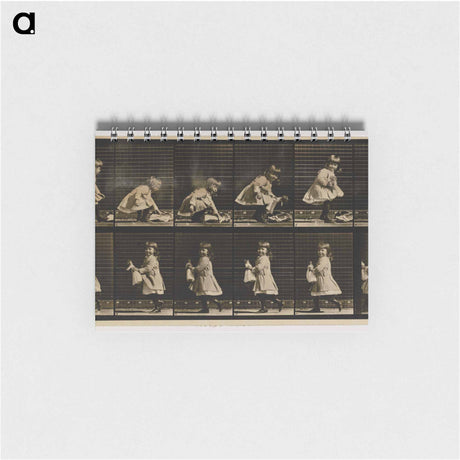 アートメモ帳-Child Lifting a Doll
 - エドワード マイブリッジ Memo.
