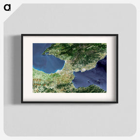 アートポスター-The Isthmus of Corinth
 - 上空からの地球 Poster.