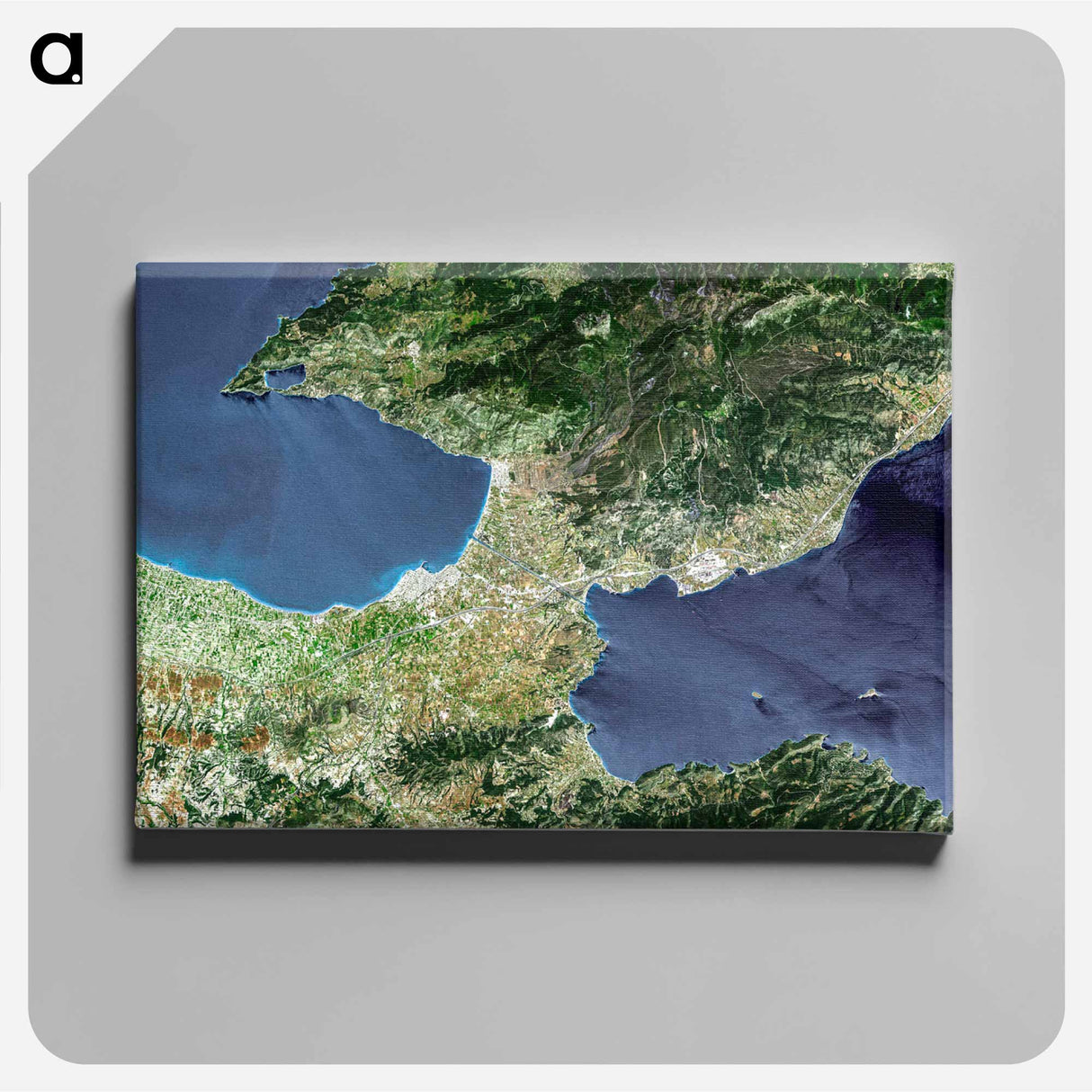 アートパネル-The Isthmus of Corinth
 - 上空からの地球 Canvas.