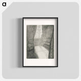 アートポスター-Moonlight. Night in Saint Cloud - エドヴァルド ムンク Poster.