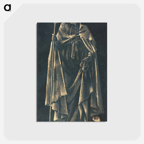 アートポストカード-Angelus Ministrans - エドワード バーン ジョーンズ Postcard.