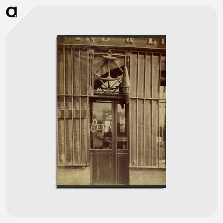 アートポストカード-Shop Sign, quai de Béthune
 - ウジェーヌ アジェ Postcard.