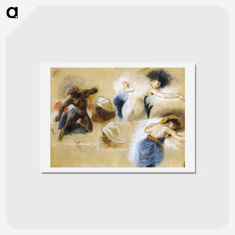 2-25_Eugene-Delacroix_hagaki