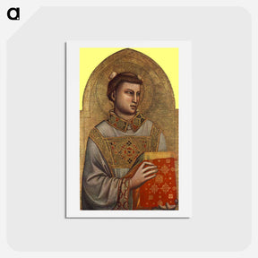 アートポストカード-St. Stephen - ジョット ディ ボンドーネ Postcard.