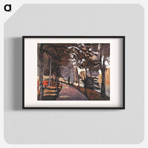アートポスター-The Path in the Bois De Boulogne - アンリ マティス Poster.