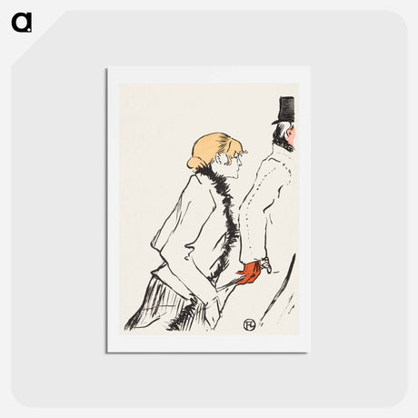 アートポストカード-La pauvre pierreuse - アンリ ド トゥールーズ ロートレック Postcard.