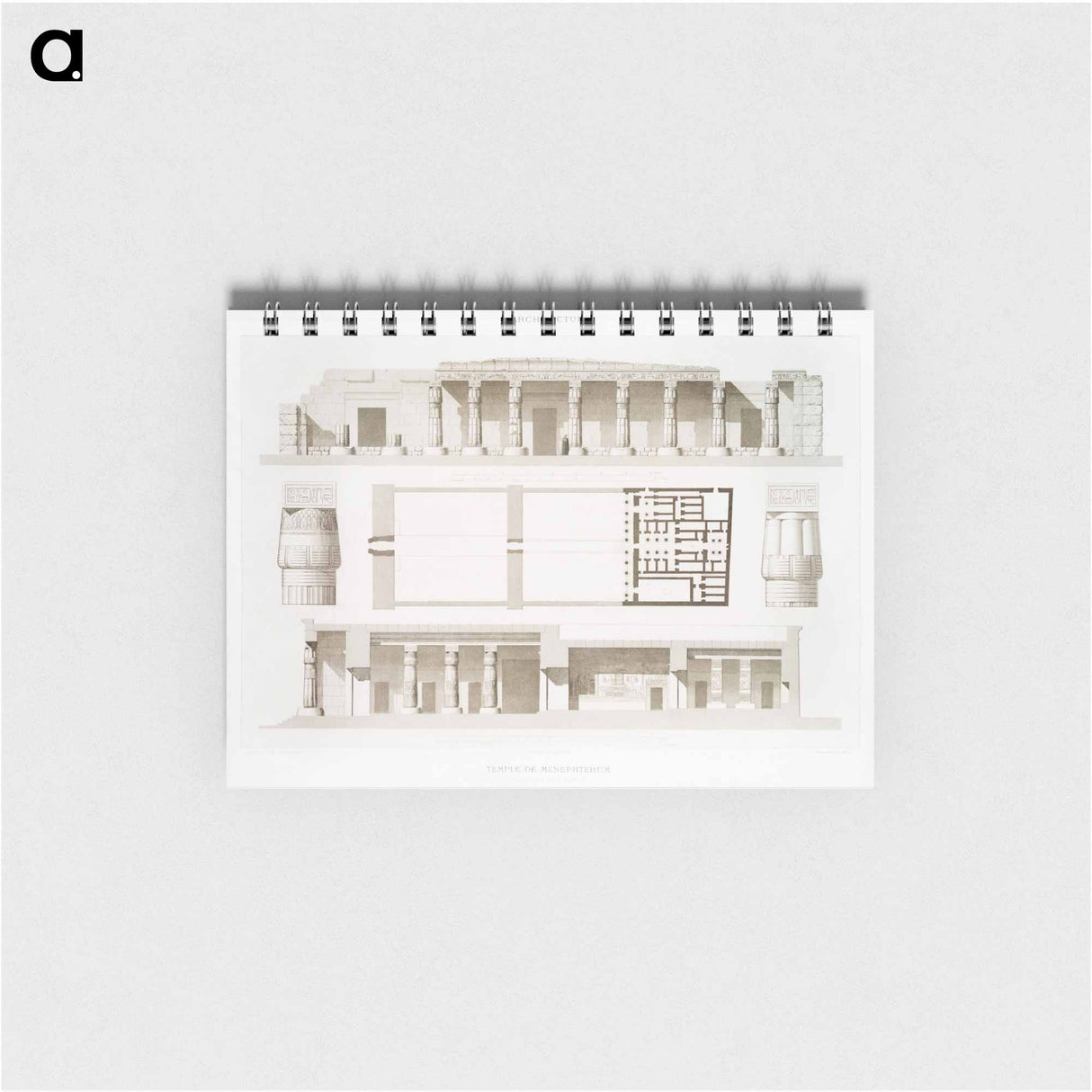 アートメモ帳-Menephtehum Temple
 - エジプト美術史 Memo.